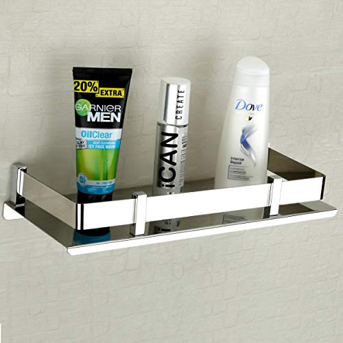 Product Cover Plantex High Grade Stainless Steel Shelf/Bathroom Shelf/Kitchen Shelf 18 X 5 Inches - Wall Mount