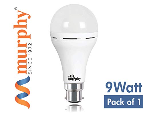 Product Cover Murphy LED Inverter Bulb 9-Watt, B-22 (Cool White, Pack of 1)