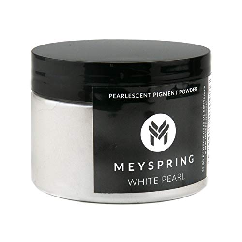 Product Cover MEYSPRING White Pearl - Epoxy Resin Color Pigment - 50g - Good for Art Resin, Ecopoxy, UV Resin