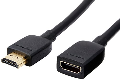 Product Cover AmazonBasics High-Speed Male to Female HDMI Extension Cable - 3 Feet, 5-Pack