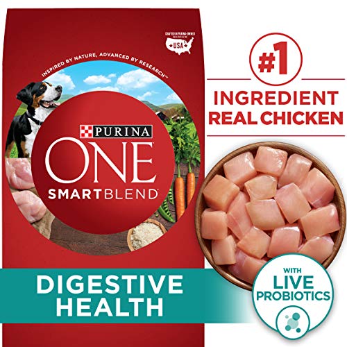 Product Cover Purina ONE Probiotics, Natural Dry Dog Food, Smartblend Digestive Health Formula - 16.5 lb. Bag