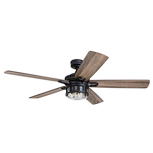 Product Cover Honeywell Ceiling Fans 50690-01 Bonterra, 52 inches, Matte Black