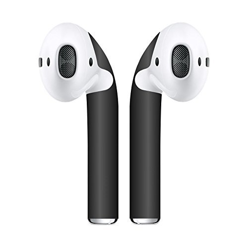 Product Cover XY Skins Minimal and Stylish Protective Cover Wraps to Customize Apple AirPods, Easy Installation - Compatible with Apple Airpods (Matte Black)