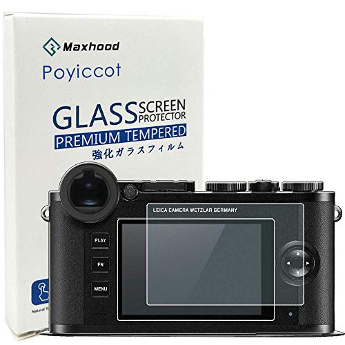 Product Cover Poyiccot(2-Pack) Leica CL Tempered Glass Screen Protector, Optical 9H Hardness 0.3mm Ultra-Thin DSLR Camera Glass Screen Protector for Leica CL Digital Camera