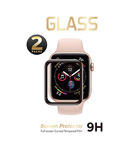 Product Cover countingsheep 2 Pack - Liquid Tempered Glass Screen Protector Compatible for Apple Watch Full Coverage Protective Foil 9H 2.5D (38MM)