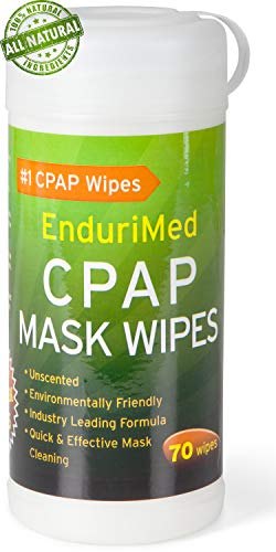 Product Cover CPAP Wipes (70 Mask Wipes) Unscented, Super Strong, Soft, Lint Free, 100% Skin Safe CPAP Cleaning Wipes - Hygienic Sanitizing Formula - CPAP Cleaning mask Wipes for Home & Travel