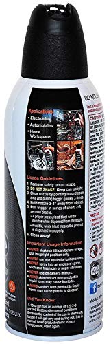 Product Cover Falcon Dust-Off Electronics Compressed Gas Duster 10 oz (4 Pack) [New Improved Version]