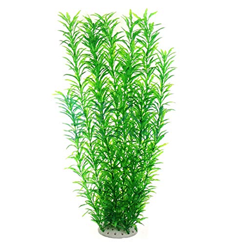 Product Cover Norgail Large Aquarium Plants Artificial Plastic Fish Tank Plants Decoration Ornaments Safe for All Fish 20 Inches Tall (1)