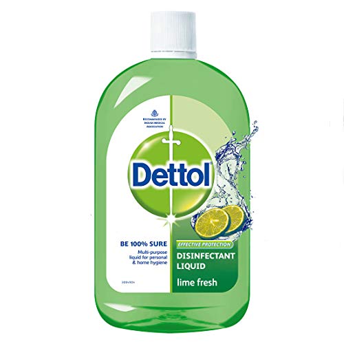 Product Cover Dettol Disinfectant Cleaner for Home, Lime Fresh - 1L