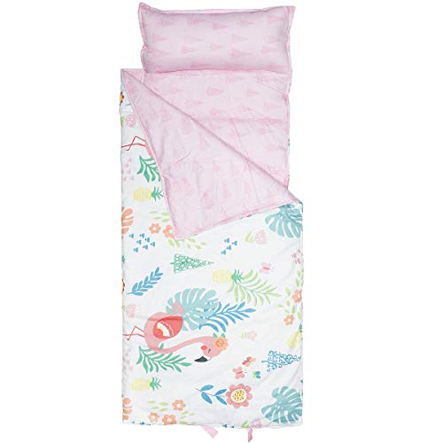 Product Cover Hi Sprout Kids Toddle Lightweight and Soft Nap Mat (Flamingo)