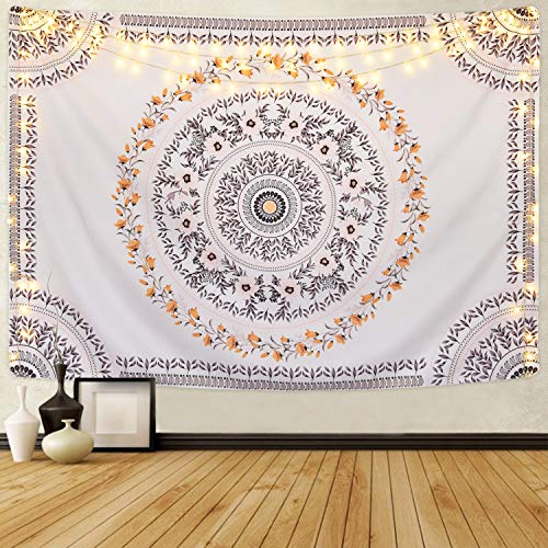 Product Cover Sevenstars Bohemian Mandala Tapestry Hippie Floral Tapestry Sketched Flower Tapestry Art Print Tapestry for Room