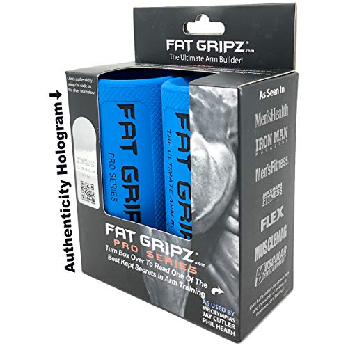 Product Cover Fat Gripz - The Simple Proven Way to Get Big Biceps & Forearms Fast (Used by Many NFL Players & Special Forces Soldiers) (2.25