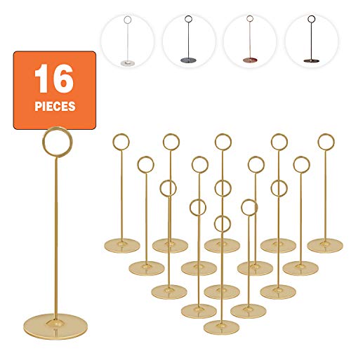 Product Cover Urban Deco Place Card Holder Table Number Holder Wedding Card Holder 8 inch Set of 16 for Restaurants Weddings Banquets (8