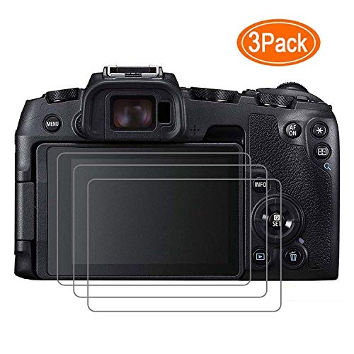 Product Cover PCTC Screen Protector Tempered Glass Compatible for Canon EOS RP(3 Packs)