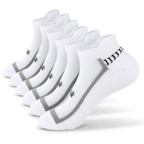 Product Cover Runhit Unisex Ankle Athletic Running Socks Sports Comfort Tab Socks (3/6 Pack)