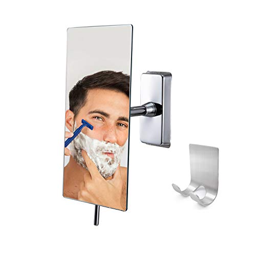 Product Cover Canoz-FM-RM01 Fogless Shower Mirror with 360 Degree Rotating, Not Need Hot Water