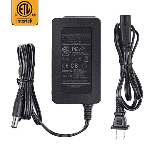 Product Cover KORJO 12V 5A 60W Power Supply Adapter, AC 100-220V to DC 12V Transformer with 5.5 x 2.1mm DC Female Connector for LED Strip Light, Tape Light, Rope Light