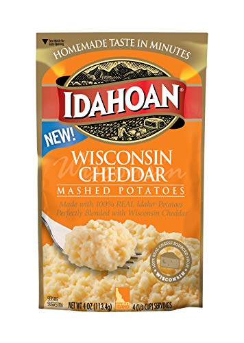 Product Cover Idahoan Cheese Across America - Wisconsin Cheddar, 12 Pouches (4 Servings Each)