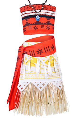 Product Cover Wenge Princess Moana Costume Skirt Set Moana Costume, Adult Moana, Size Adult-M