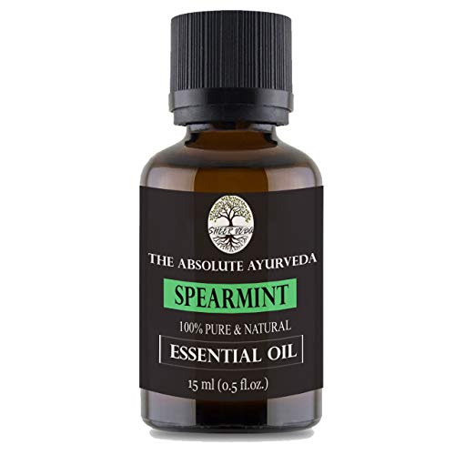 Product Cover Sheer Veda Pure Spearmint Essential Oil (Mentha spicata) 100% Pure, Natural & Undiluted for Skin, Hair and Aromatherapy (15 ML)