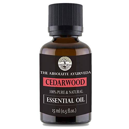 Product Cover Sheer Veda Cedar Wood Essential Oil 100% Pure, Natural and Undiluted for Skin, Hair and Aromatherapy. 15 ml