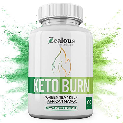 Product Cover Pure Keto Diet Capsules + Apple Cider Vinegar - Shark Tank Advanced Weight Loss Formula W/Green Tea, Ketones, Kelp - Blend to Burn Fat, Support Ketosis, Boost Energy and Enhance Focus, 60 cap