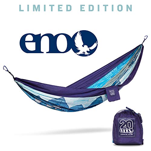 Product Cover ENO - Eagles Nest Outfitters DoubleNest Print Portable Hammock for Two, Mountains-to-Sea (20th Anniversary)