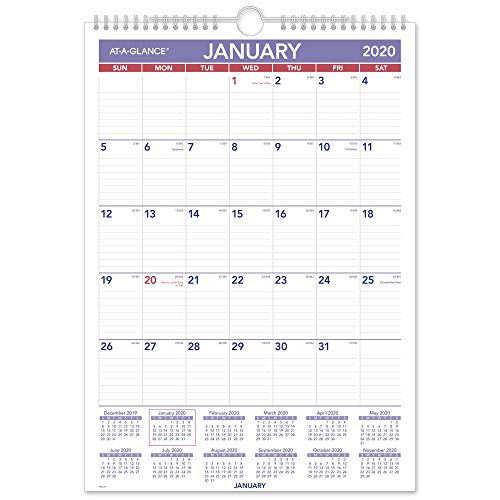 Product Cover AT-A-GLANCE 2020 Monthly Wall Calendar, 12
