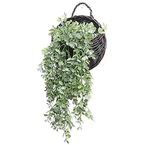Product Cover HARA Hanging artificial plants set, wreath - Modern and Natural Vine Fake Leaves - Decorate your house with green leaf - Various decoration of wall, indoor, outdoor, garland plan, wedding are possible