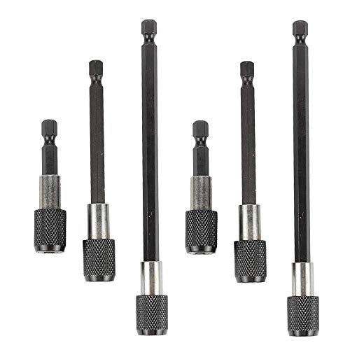 Product Cover Highmoor 1/4'' Hex Shank Magnetic Screwdriver Bit Holder Quick Change and Release Chuck Adapter for Screws Nuts Drill Driver Bit Extender Attachment Set Kit
