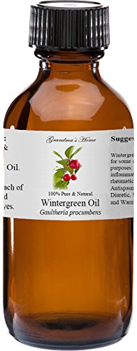 Product Cover Wintergreen Essential Oil 4 oz 100% Pure and Natural Therapeutic Grade Grandma's Home