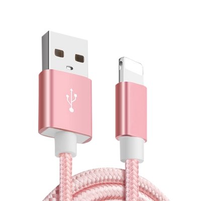 Product Cover AVECRA Metallic Data Sync Charging Cable for iPhone 5, 5s, SE, 6/6S/6/6Plus, 7/7Plus, 8/8 Plus, X, Xs iPods, iPads, Apple Watch,Multicolor