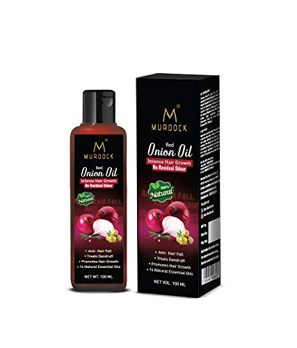Product Cover MURDOCK Red Onion Hair Oil - 100% Natural Advanced Hair Growth Formula (No Residual Odour)- 100ml