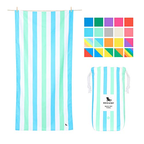 Product Cover Dock & Bay Sand Free Beach Towels - Endless Days, Extra Large (200x90cm, 78x35) - Sand Proof Beach Towel for Adults