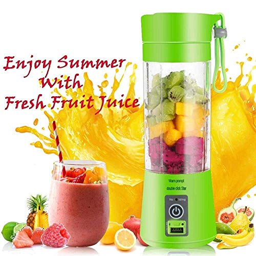 Product Cover COIF Rechargeable USB Mini Juicer Bottle Blender for Making Juice, Shake, Smoothies with Inbuild Power Bank & USB Cable (Multi Colour)