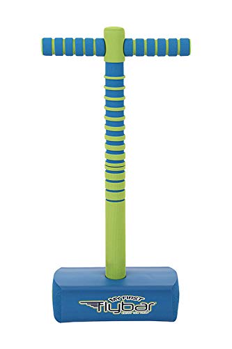 Product Cover Flybar My First Foam Jump and Squeak Pogo Stick- Safe Pogo Stick for Kids Toddlers Ages 3 & Up (Blue)
