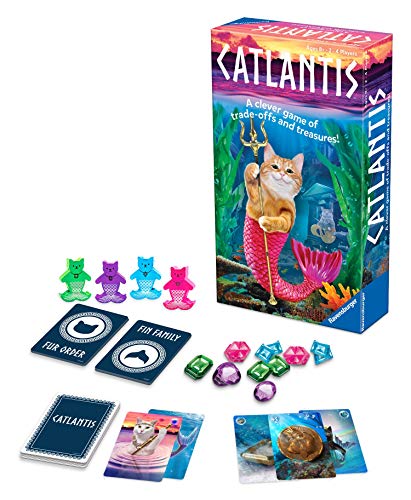Product Cover Ravensburger Catlantis The Purrfect Cat-Themed Card Game Ages 8 & Up