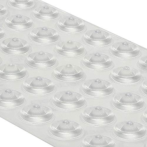 Product Cover Shintop 200 Pieces Furniture Bumpers, Clear Adhesive Bumper Pads Noise Dampening for Doors Cabinets Drawers and Surface Protection for Wall