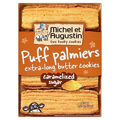 Product Cover Michel et Augustin Puff Palmier Biscuits - 120g (0.26 lbs)