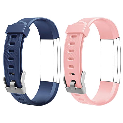 Product Cover LETSCOM Replacement Bands for Fitness Tracker ID115Plus HR and ID115Pro, Adjustable Wristbands for Women Men