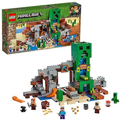 Product Cover LEGO Minecraft The Creeper Mine 21155 Building Kit, New 2019 (834 Pieces)