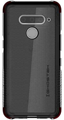 Product Cover Ghostek Covert Designed for LG V50 ThinQ 5G Case Clear Silicone Bumper Phone Cover Ultra Thin Slim Fit Skin Wireless Charging Compatible Tough Shockproof Heavy Duty Protection Anti-Slip Grip - (Smoke)