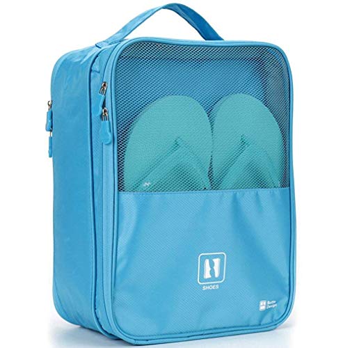 Product Cover VRT® Multi-Purpose Travel Shoe Bag Shoe Storage Pouch Footwear Storage Organizer Pouch Shoe Holder (2 Layer Bag) for Men and Women - TRSHOEBAG (multi color)