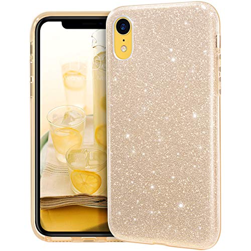Product Cover MATEPROX iPhone XR case,Bling Sparkle Cute Girls Women Protective Case for iPhone XR 6.1