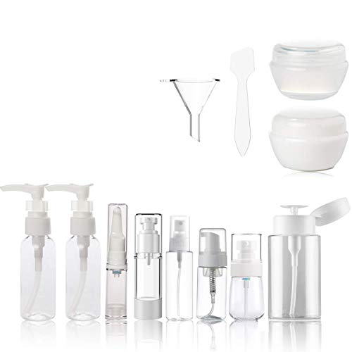 Product Cover Travel Bottles TSA Approved, 13 PCS Portable Travel Bottles Containers with Leak-Proof Flip, BPA-free Travel Tubes Kit, Travel Size Bottles with Clear Quart Toiletry Bag Set for Liquids(Women/Men)
