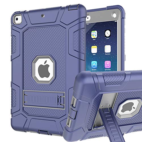 Product Cover iPad Mini 5 Case, iPad Mini 4 Case, Hybrid Three Layer Armor Shockproof Rugged Drop Protection Cover Case Built with Kickstand for iPad Mini 4/5 7.9 Inch