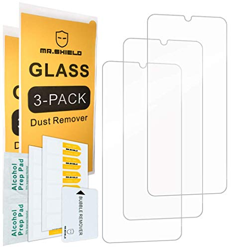 Product Cover [3-Pack]-Mr.Shield for Samsung Galaxy M30 [Upgrade Maximum Cover Screen Version] [Tempered Glass] Screen Protector [Japan Glass with 9H Hardness] with Lifetime Replacement
