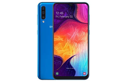 Product Cover Samsung Galaxy A50 A505G 64GB Duos GSM Unlocked Phone w/Triple 25MP Camera - Blue