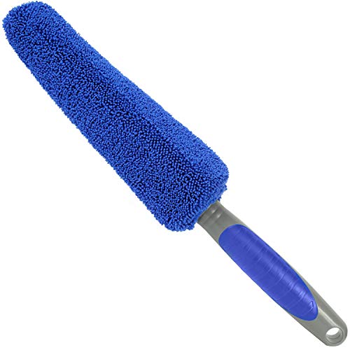 Product Cover VIKING 534001 Premium Metal Free Wheel and Rim Brush - 2 Inches x 14.3 Inches, Blue and Grey