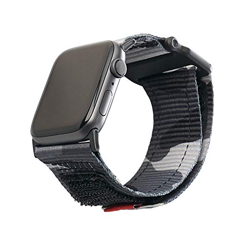 Product Cover URBAN ARMOR GEAR UAG Compatible Apple Watch Band 44mm 42mm, Series 5/4/3/2/1, Active Midnight Camo